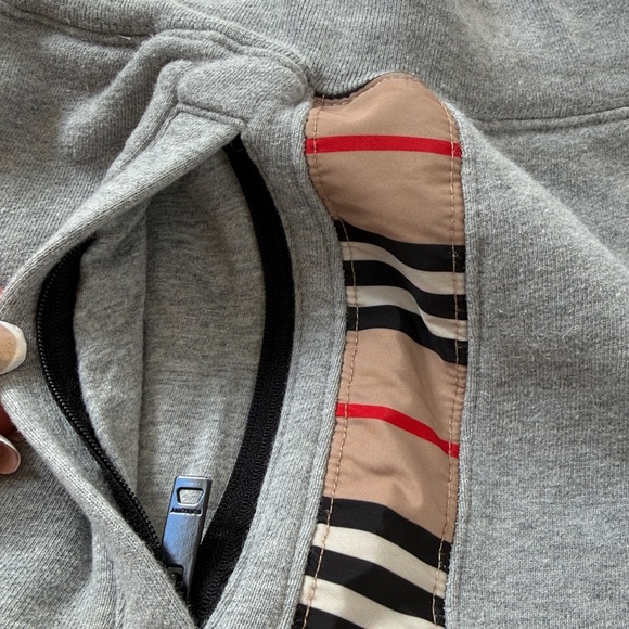 Burberry London Check Panel Cotton Jogging Joggers Pant Boys Size 12 - Picture 9 of 16